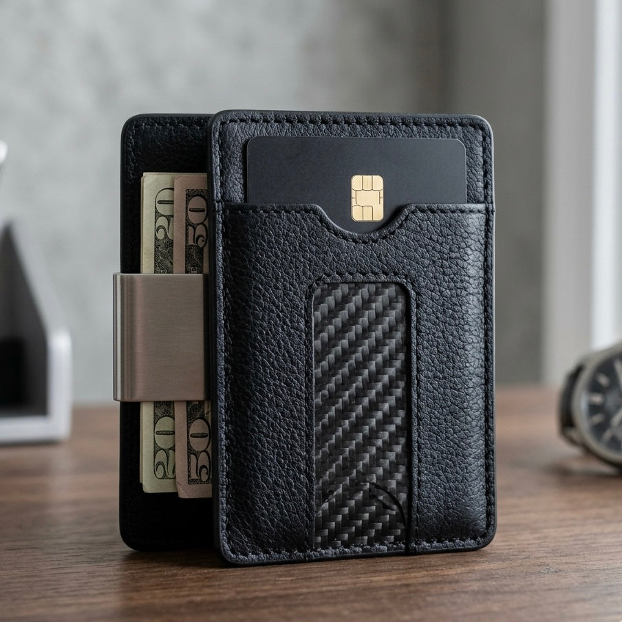 Carbon Slim Money Clip Wallet